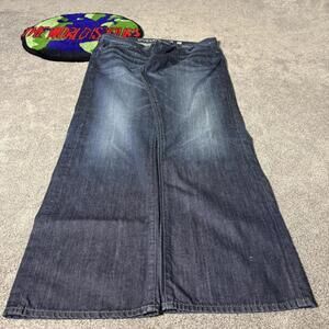 y2k 2000’s denim baggy acid washed jeans